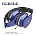AILIHEN I60 On Ear Headphones with Microphone for Laptop Tablet Android iOS Smartphones (Blue)