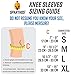 Sparthos Knee Compression Sleeves by (Pair) – Joint Protection and Support for Running, Sports, Knee Pain Relief – Knee Brace for Men and Women – Innovative Breathable Elastic Blend – Anti Slip