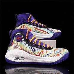 Angugu Mens Basketball Shoes High Top Fashion