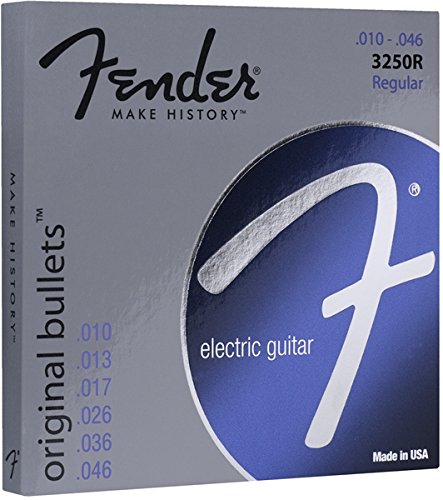 Fender 3150R Pure Nickel Bullet End Electric Guitar Strings - Regular