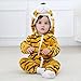 Michley Unisex Baby Winter Hooded Romper Flannel Panda Style Cosplay Clothes