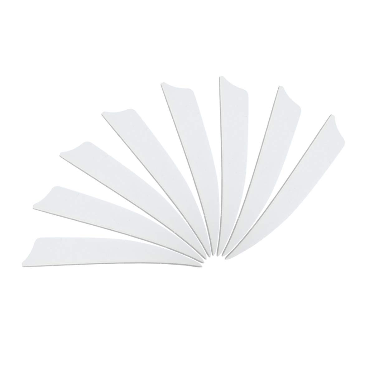 Letszhu Archery Arrows Feather Fletching 4 Inch Real Turkey Vanes for Hunting Target Shooting (25 Pack)