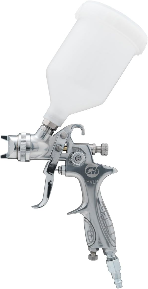 Campbell Hausfeld General Purpose HVLP Paint Spray Gun - Gravity Feed Paint Gun - 