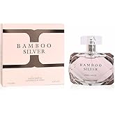 Bamboo Silver Perfume for Women – Fresh Citrus Floral Woody Eau de Parfum – Elegant Everyday Scent – 100ml / 3.4 fl oz