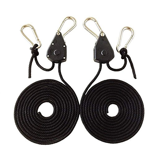 VIPARSPECTRA 1 Pair of 1/8 inch Pulley System for Grow Lamp Heavy Duty