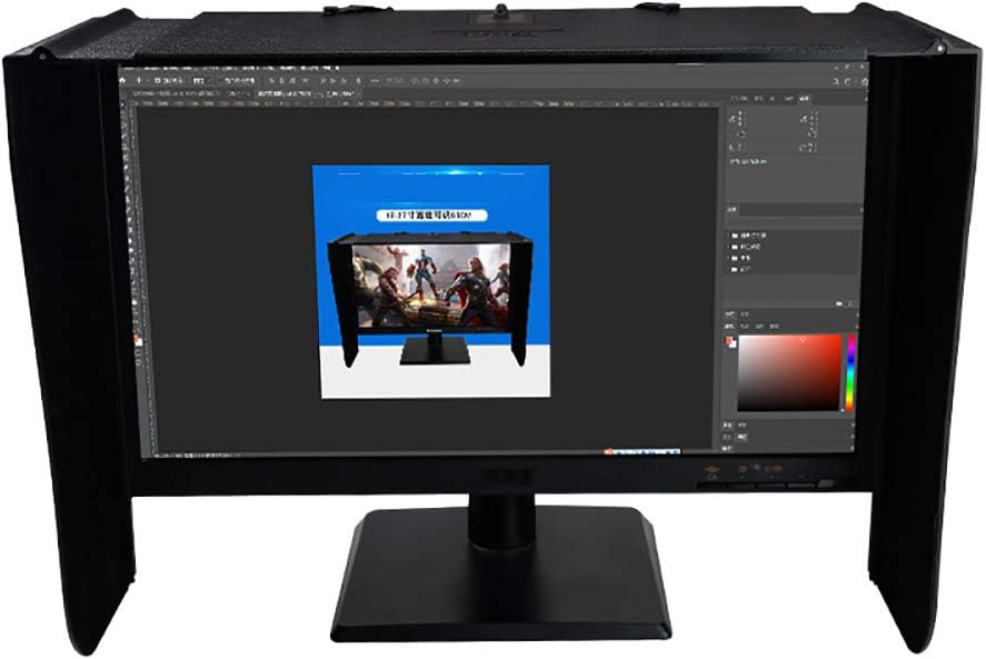 Laptop Sun Shade, Outdoor Foldable and Portable Glare Screen Hood