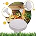 CRLight 150W Ceramic Infrared Heat Lamp, Thicker Version White Round Infrared Emitter for Pet Coop Heater Reptile Chicken Lizard Turtle Brooder Bulb, 2 Pack