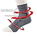 Thirty 48 Plantar Fasciitis Socks, 20-30 mmHg Foot Compression Sleeves for Ankle/Heel Support, Increase Blood Circulation, Relieve Arch Pain, Reduce Foot Swelling (Black & Grey (2 Pairs), Small)