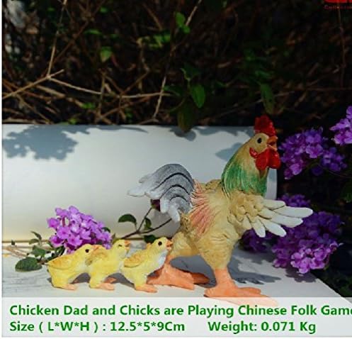 Miniature Figurine Fairy Garden Terrarium Decoration Chicken Dad Crafts Unique Gift For Your Family Children
