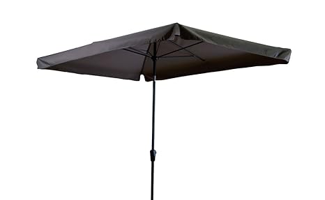 Madison Kurbelschirm Santorini 300x200 taupe - greige mit UV-Schutz 40 Plus