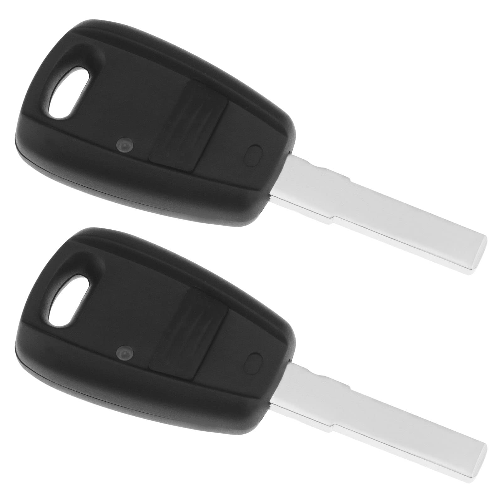 Create idea 2PCS Car 1 Button Remote Key Shell Compatible with Punto Panda Bravo Brava 500 600 Stilo Ducato Lancia Lybra Key Fob Case Cover Housing SIP22 Key Blade