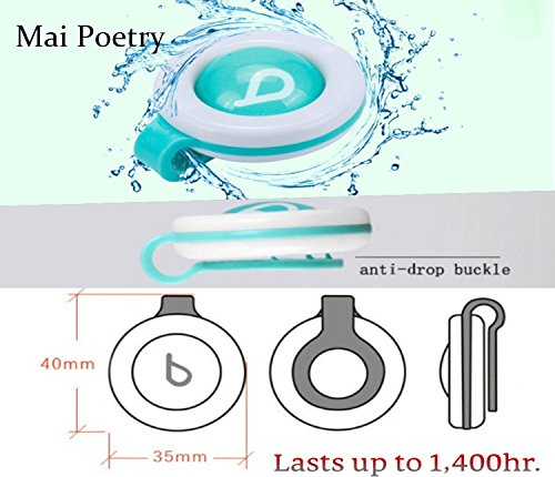 Mai Poetry Mosquito Bug Repellent ,100% Natural Ingredients NO Skin Contact, the Best Option to Protect Your Kids from Bug Bites, Lasts up to 1,400hr. For All Ages Incl Babies & Adults(2pcs)