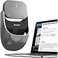 Cheerdots 2025 AI Mouse Voice Recorder[No Subscription] with Touchpad Detachable&Air Operation PowerPoint Presentations Remote Transcribe&Summarize by AI, Office&Meetings for Mac, for Windows(Silver)