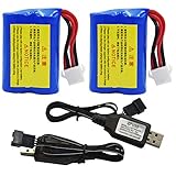 Blomiky 2 Pack 7.4V (2 x 3.7V) 1100mAh Li-ion