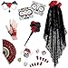 Day of The Dead Dia de Los Muertos Deluxe Accessory Kit