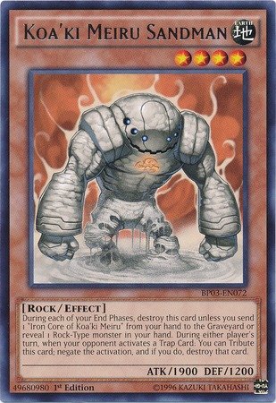 Yu-Gi-Oh! - Koa'ki Meiru Sandman (BP03-EN072) - Battle Pack 3: Monster League - 1st Edition - Rare