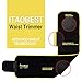 iTaoBest Waist Trimmer Belt Adjustable Weight Loss Wrap Support Workout Belly Fat Burner for Women & Men Black+Yellow