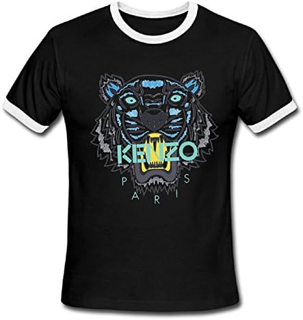 DHSVXBBBB Mens T-shirts Kenzo Logo 2016 Black/White Size S