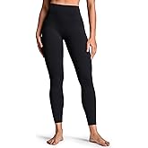 HeyNuts No Front Seam Yoga Leggings 25'', Light to Medium Support, High Waisted Seamless 7/8 Lounge Yoga Pants