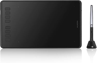 HUION H950P Graphics Tablet with PW100 Battery-free Stylus Tilt 8 Express Keys