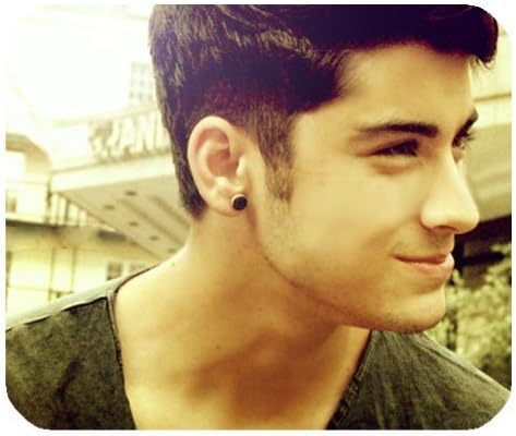 Zayn Malik Customized Standard Rectangle Mouse Pad Mouse Mat (Black)