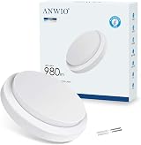 ANWIO 14W Outdoor Bulkhead Light 980LM 4000K IP54 Round Waterproof view 7