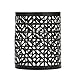 Hosley Metal Jar Candle Sleeves/Holders - Your Choice of Colors and Designs (Oil Rubbed Bronze)