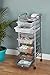ECR4Kids 10-Drawer Mobile Organizer, Grey