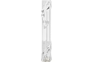 HolYudaica Lucite with Jerusalem Old City Decoration Plastic Mezuzah Case Easy Peel and Stick for 5inch / 12cm Door Mezuzah Scroll, Weather Proof Cace Protection Made in Israel