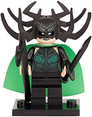Hela Super Heroes Minifigure Building Block Toy - Compatible Mini Action Figure - Interchangeable Building Kit by Hatber Toys