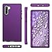 WeLoveCase Galaxy Note 10 Case, Note 10 Cover 3 in 1 Hybrid Heavy Duty Protection Full Body Shockproof TPU Bumper Hard PC Outer Shell Protective Case for Samsung Galaxy Note 10 Purple