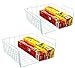 DecoBros 2PK Under Shelf Basket Wrap Rack, White