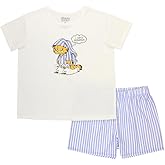 Garfield Unisex Kids' 2-Piece Recycled Loose-fit Pajamas Set