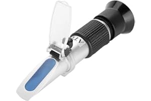 BOWONG Salinity Refractometer for Seawater and Marine Fishkeeping Aquarium 0-100 PPT with Automatic Temperature Compensation