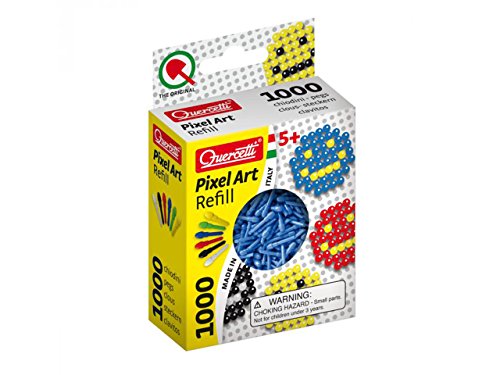 Quercetti Pixel Peg Refills Art Set (1000 Piece), Blue