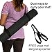 fitter's niche Yoga Mat Bag Tote Carrier Shoulder Carrying Bag with Large Side Pocket & Zipper Pocket Carrier, Fits Most Size Mats, Cleaner, Blocks, Towel, Deodorant, Resistant Bands, Straps