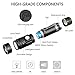 AOMEES Rechargeable Flashlight, Super Bright Flashlight 1000 Lumens 4 Modes High/Low/Lightning/SOS for Indoor