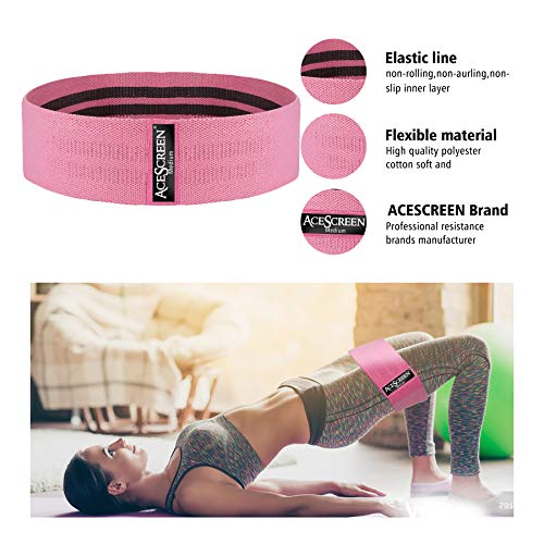 Giorefix Booty Bands, Resistance Bands,NonSlip Exercise Bands for