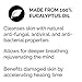 ZEUS 100% Natural Eucalyptus Oil Steam Mist, Aromatherapy Spray for Shower, Sauna, Bath & Pre-Shave, Nasal Relief & Spa-Inspired Refreshment (Made in USA) 4 oz.