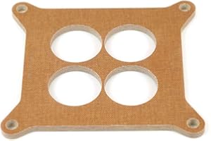 Canton Racing Products "85-154 Phenolic Carburetor Spacer (For 4150/4160 Holley 4 Hole 1/4"), 1 Pack"