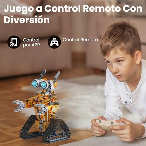 Sillbird Remote Control Robot Building Kit, Gifts for Kids 8-12, Robotic Coding Toys Set for Kids and Teens - 3 in 1 Buildable Model with 468 Pieces