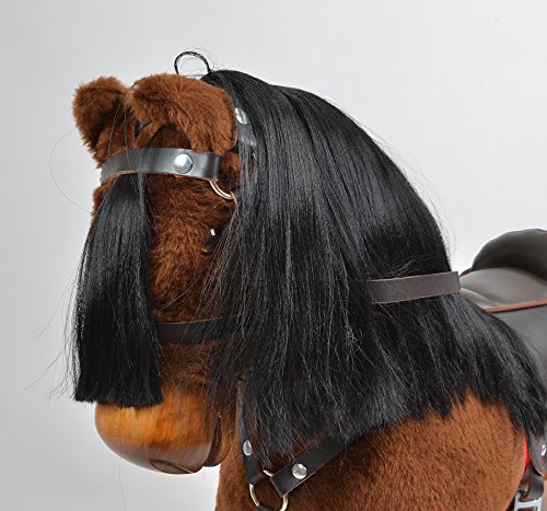 ALANEL Sehr Hochwertiges Großes Schaukelpferd / Schaukeltier Handarbeit New Magnum – Bild 3