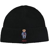 POLO RALPH LAUREN Men's Solid Denim Bear Beanie