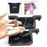 Ice Cubist Crystal Clear Ice Cube Maker and Silicone Mold, Makes 2 Large Cubes