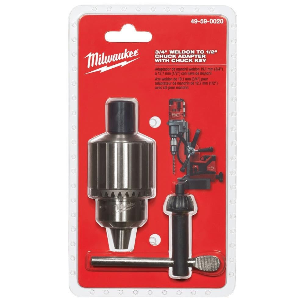 Conjunto adaptador y Portabrocas. 19 mm Weldon to 13mm