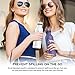 Buzio Vacuum Insulated Stainless Steel Water Bottle, Cold for 48 Hrs, Hot for 24 Hrs, Double Wall Standard Mouth with BPA Free Flex Cap, 20oz, Plum, Leak Proof