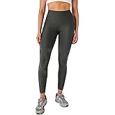 Fanka Body Sculpt Side Pocket Full Length Leggings for Women, High Waist Compression, Workout Yoga Leggings