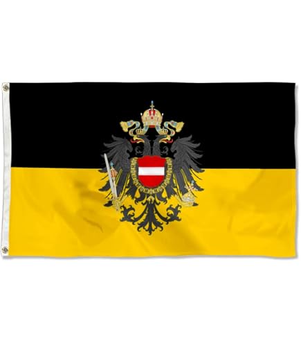 House Of Habsburg Heraldry Drapeau D'Intérieur Prestige: Habsburg Monarchy | U2191 Civil Flag Or Landesfarben Of The Habsburg Monarchy Where Was - 3
