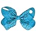 LCLHB 4.5 inch Printed Ribbon Bow Boutique Baby Girl Hair Clips For Teens Children 20PCS