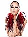 JW Fashmorous Feather Earrings for Women Red Feather Earrings for Women Fashion Valentine Earrings for Women
